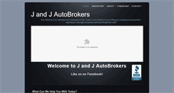 Desktop Screenshot of jandjautobrokers.com