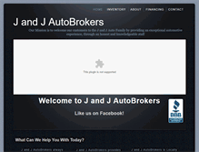 Tablet Screenshot of jandjautobrokers.com